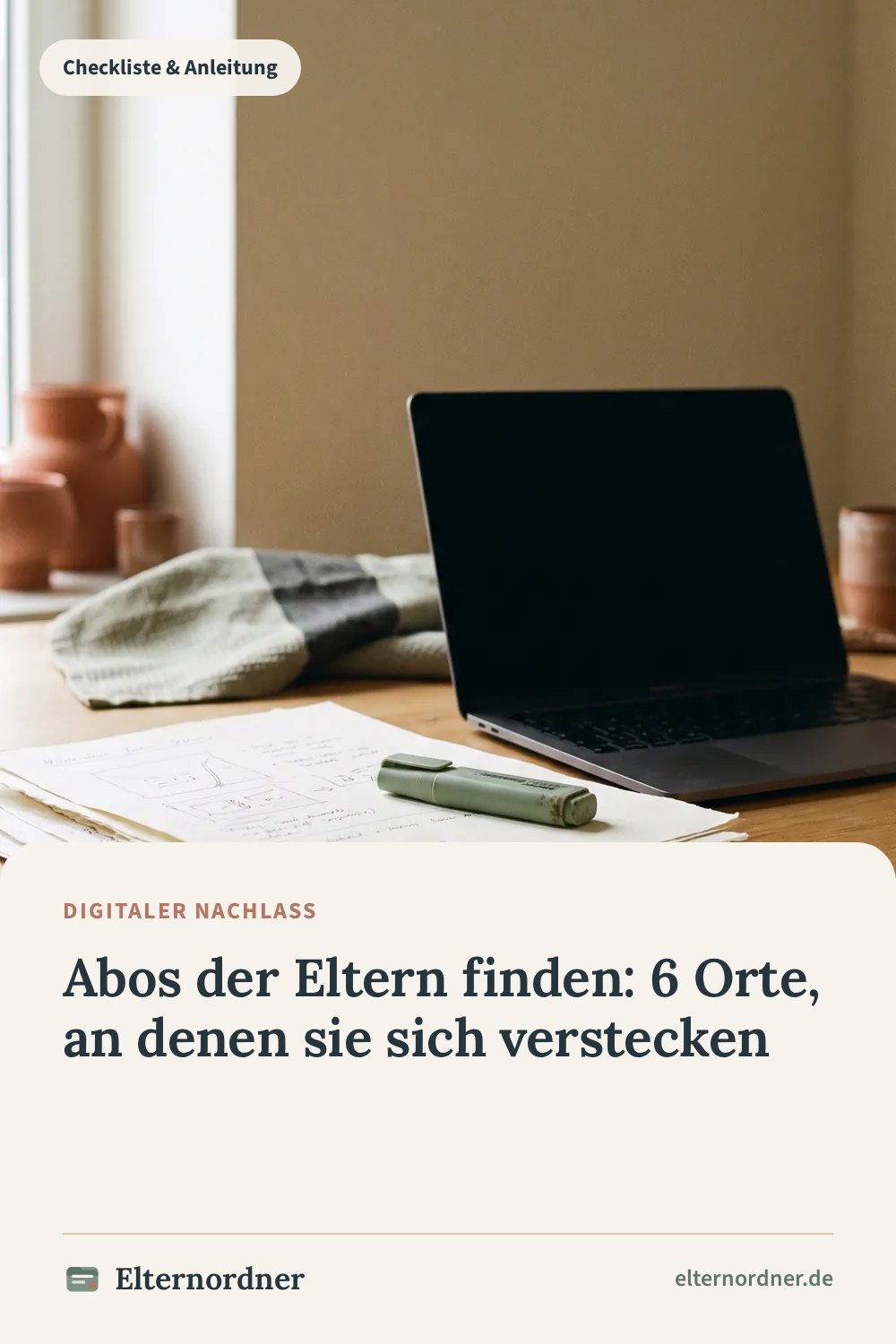 Pinterest-Grafik: Abos der Eltern finden: 6 Orte, an denen sie sich verstecken